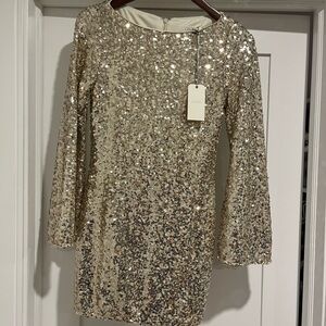 Georgie mini sequin dress NWT, size XS